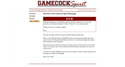 Desktop Screenshot of gamecockspirit.com
